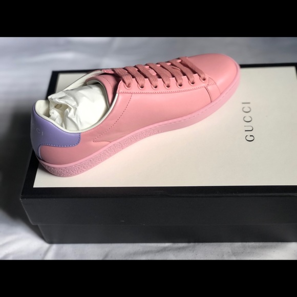 GUCCI
Pink Interlocking G New Ace Sneakers - Picture 5 of 9